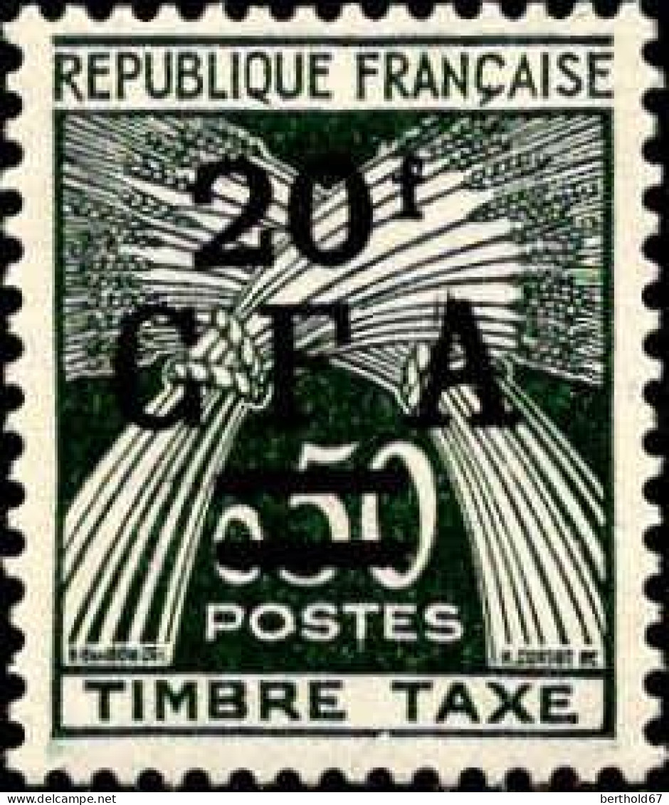 Réunion Taxe N** Yv:47 Mi:45 Epis De Blé - Portomarken