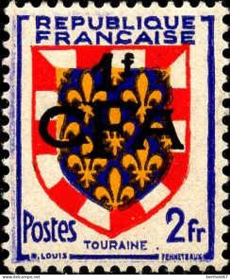 Réunion Poste N* Yv:288 Mi:338 Armoiries De Touraine (Trace De Charnière) - Ungebraucht