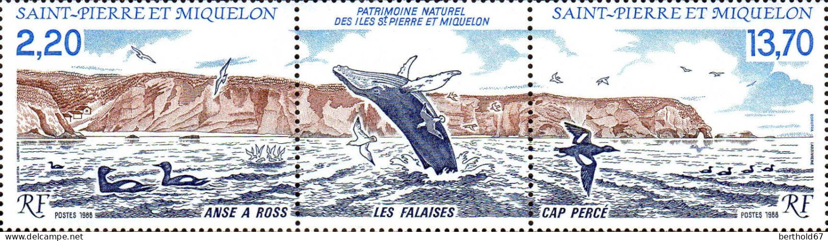 SPM Poste N** Yv: 495A Mi:566Zf Patrimoine Naturel - Unused Stamps