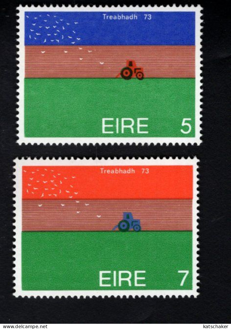 2002426232 1973  SCOTT  334 335  (XX) POSTFRIS  MINT NEVER HINGED - WORLD PLOWING CHAMPIONSHIPS - WELLINGTON BRIDGE - Unused Stamps