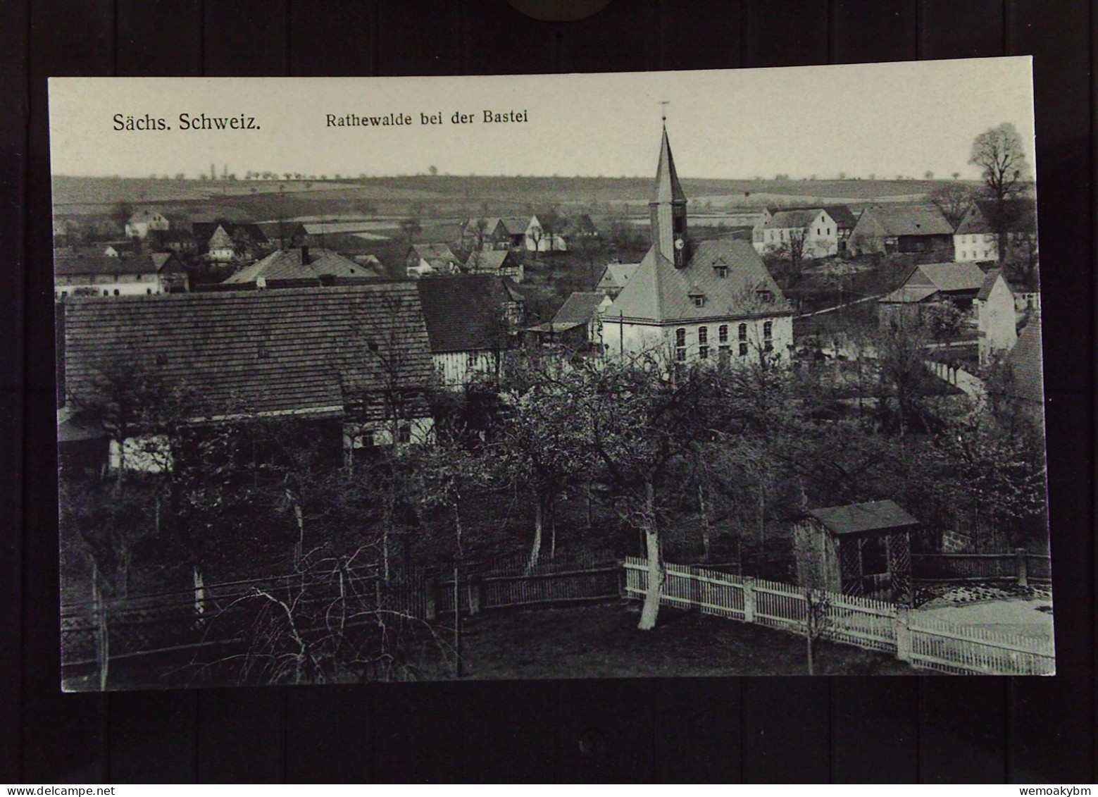 DR:  Ansichtskarte Von Rathewalde Bei Der Bastei - Nicht Gelaufen, Aus 1925 - Hohnstein (Sächs. Schweiz)
