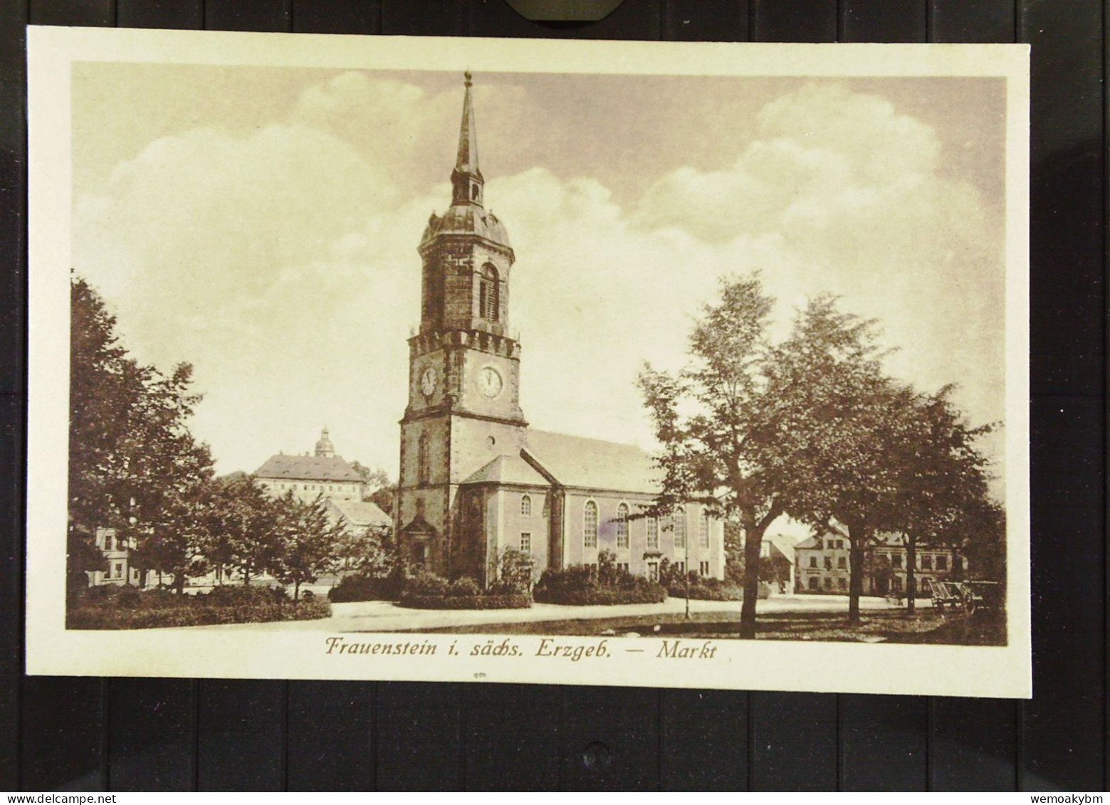 DR:  Ansichtskarte Von Frauensteini. Sächs. Erzgebirge, Markt - Nicht Gelaufen, Aus 1923 - Frauenstein (Erzgeb.)