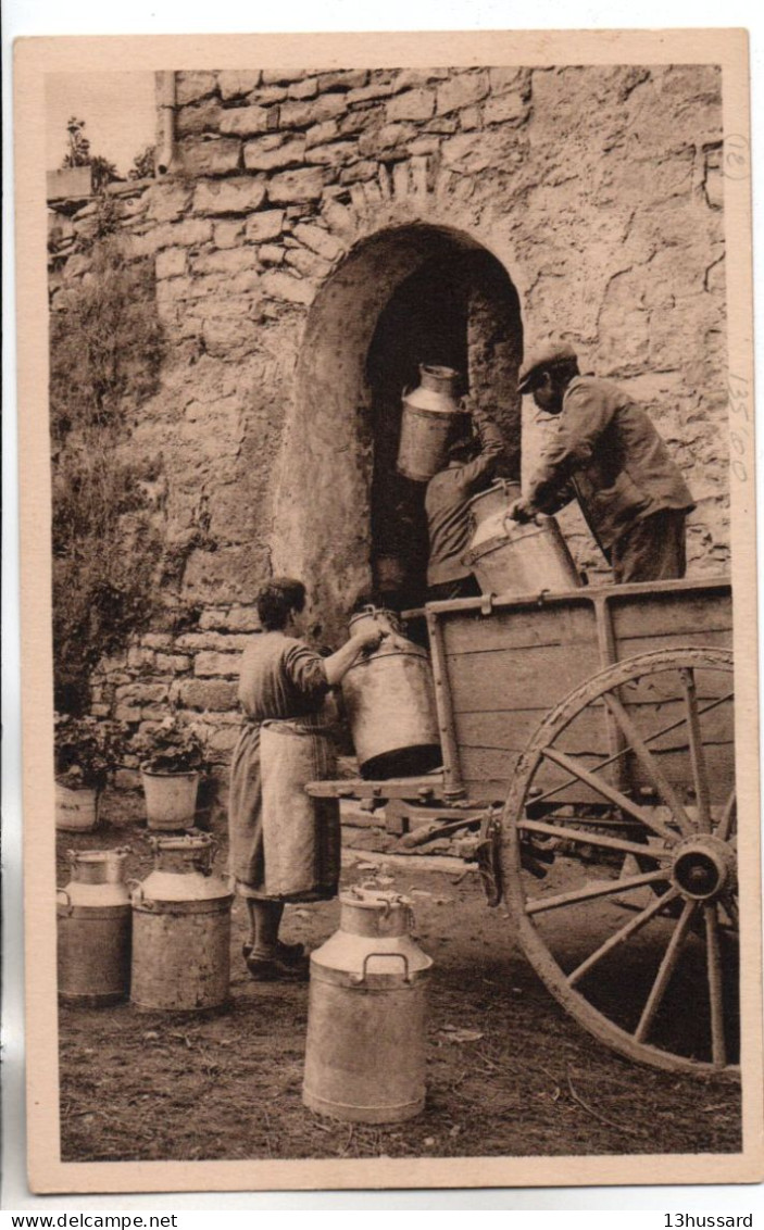 Carte Postale Ancienne Roquefort - Réception Du Lait - Agriculture - Roquefort