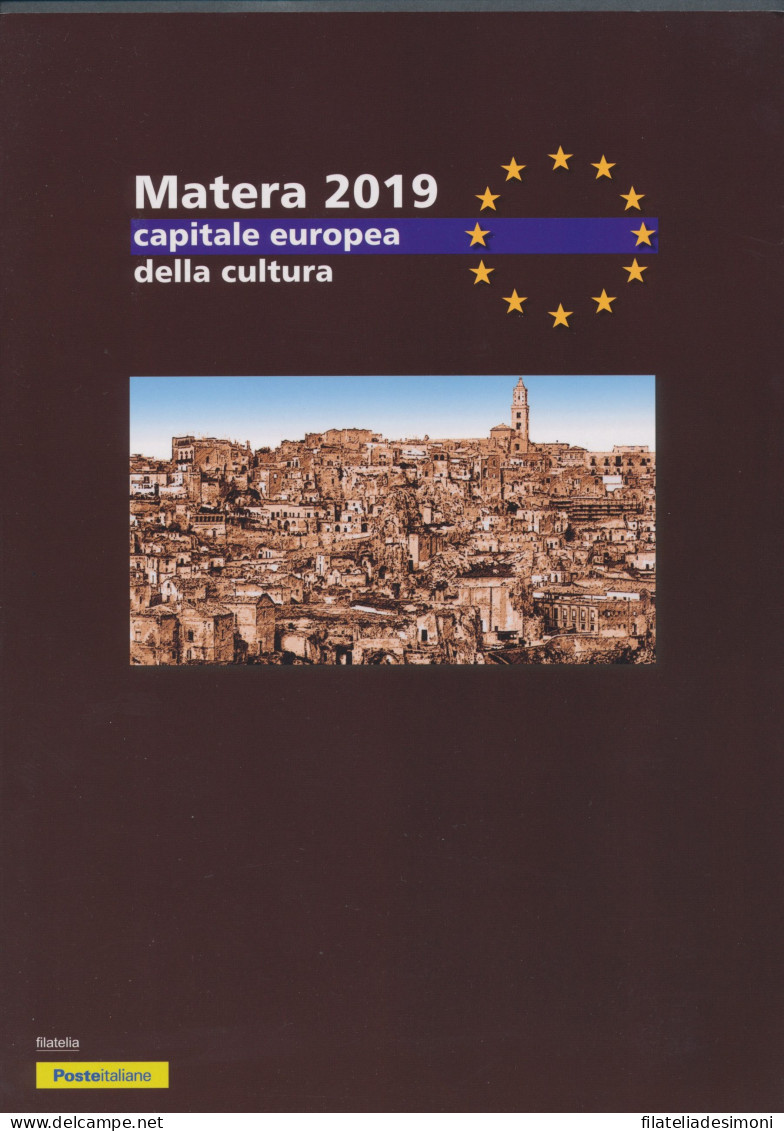 2019 Italia - Repubblica, Folder - Matera Capitale Cultura N. 634 - MNH** - Presentatiepakket