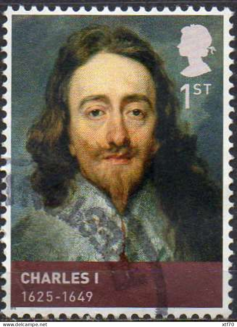GREAT BRITAIN 2010 Kings And Queens: The House Of Stuart. 1st Class NVI Charles I - Used Stamps
