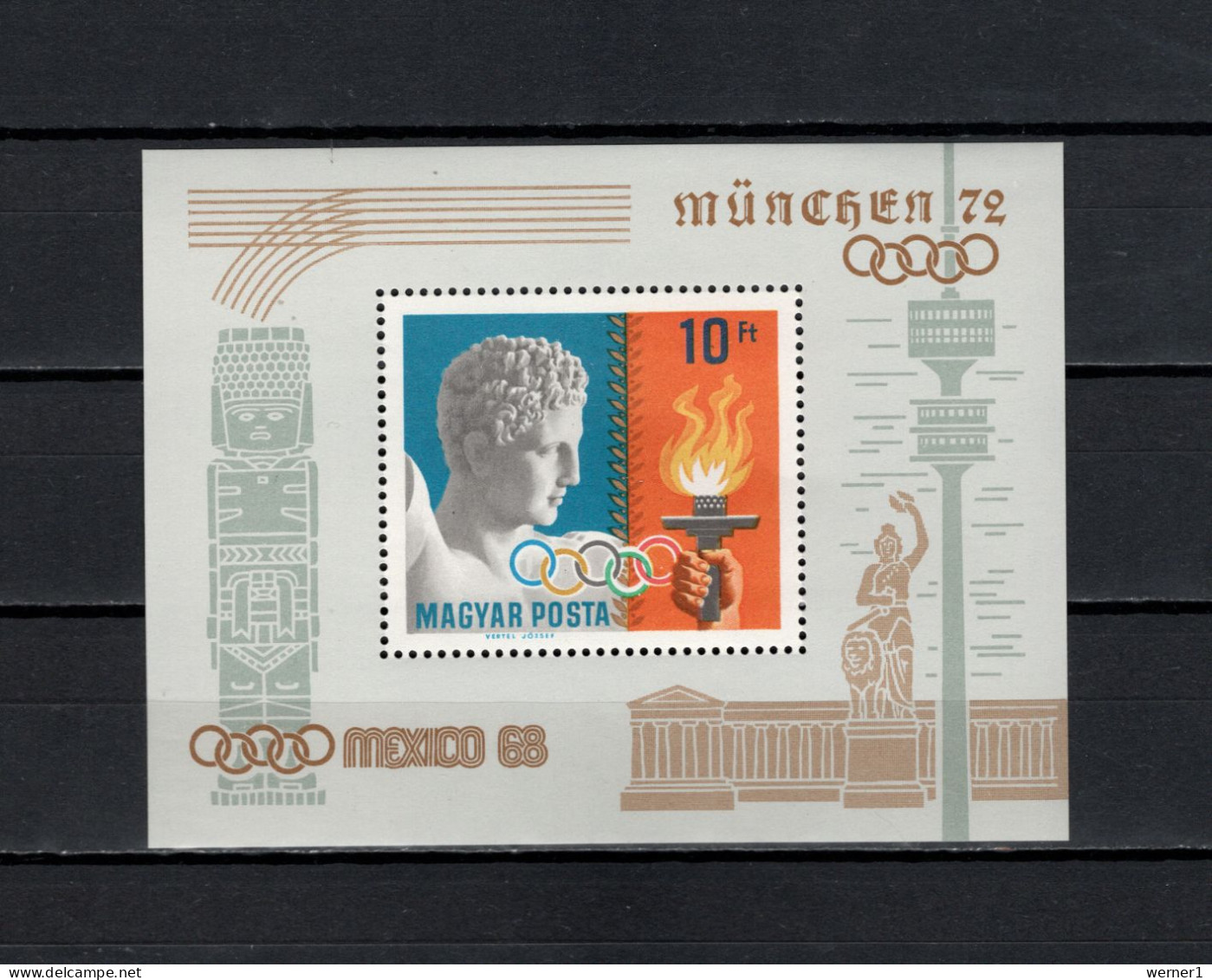 Hungary 1969 Olympic Games Munich / Mexico S/s MNH - Sommer 1972: München