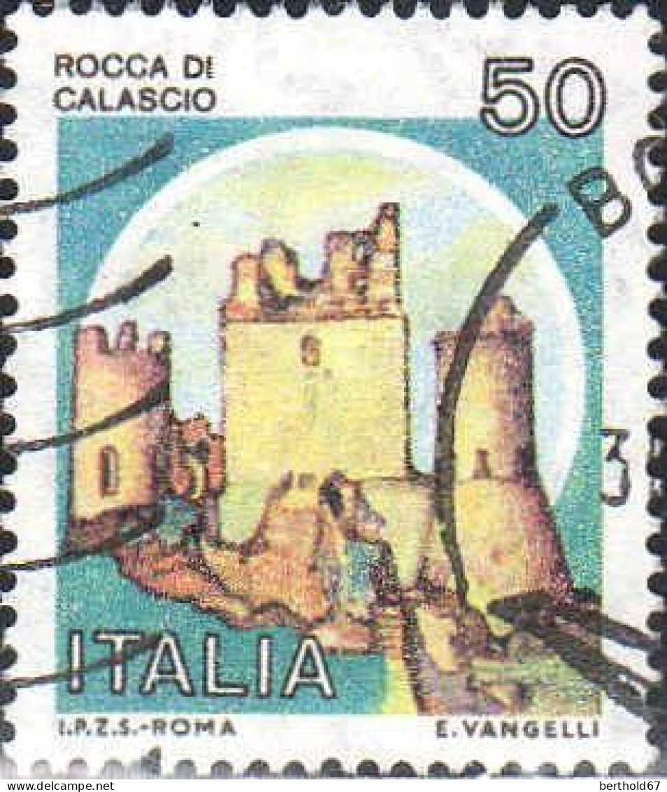 Italie Poste Obl Yv:1437 Mi:1705IIA Rocca Di Calascio (Beau Cachet Rond) - 1971-80: Oblitérés