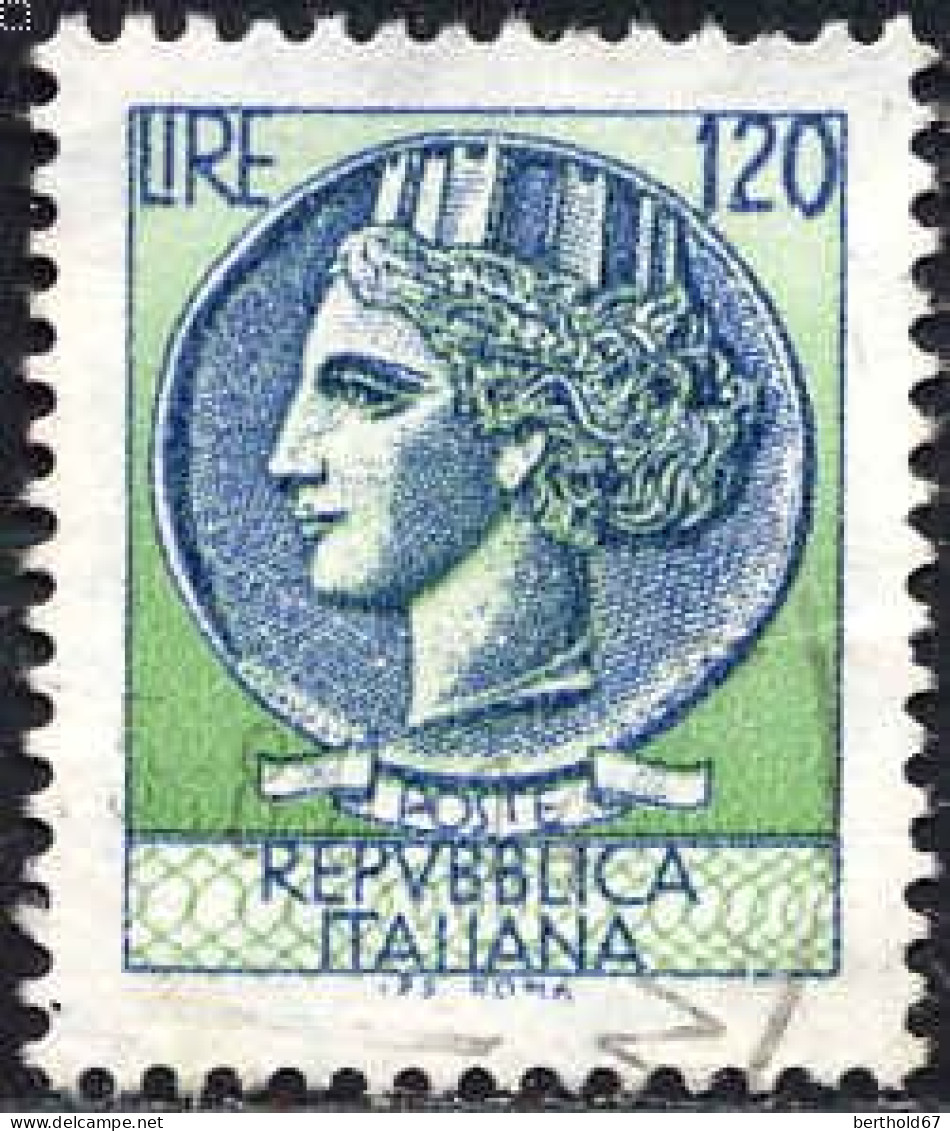 Italie Poste Obl Yv:1324 Mi:1592 Monnaie Syracusaine (Beau Cachet Rond) - 1971-80: Oblitérés