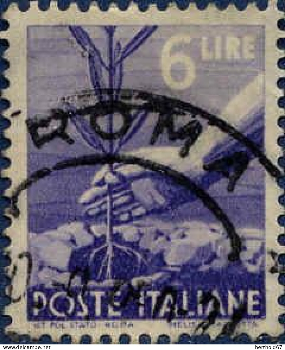 Italie Poste Obl Yv: 494 Mi:695A Plantation D'un Olivier (Beau Cachet Rond) - Usati