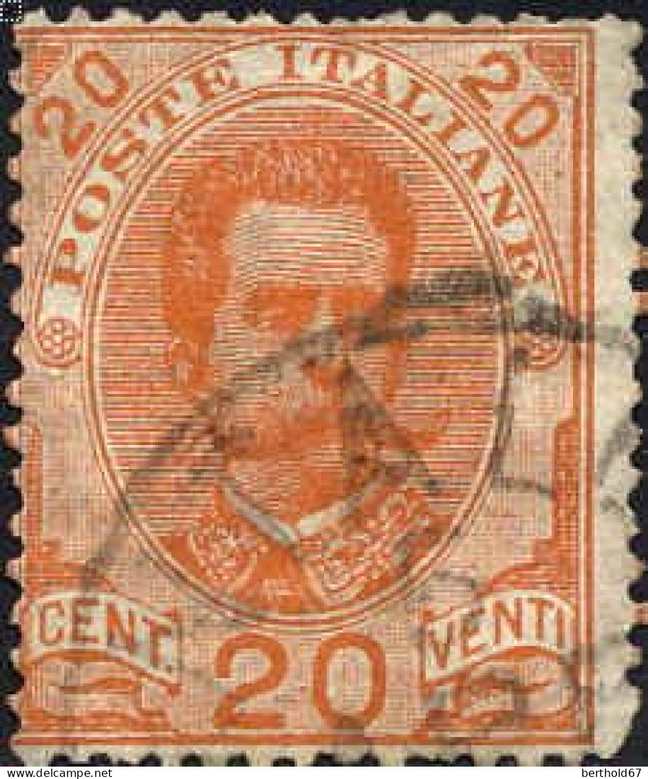 Italie Poste Obl Yv:  60 Mi:68 Humberto 1er (Beau Cachet Rond) - Usados