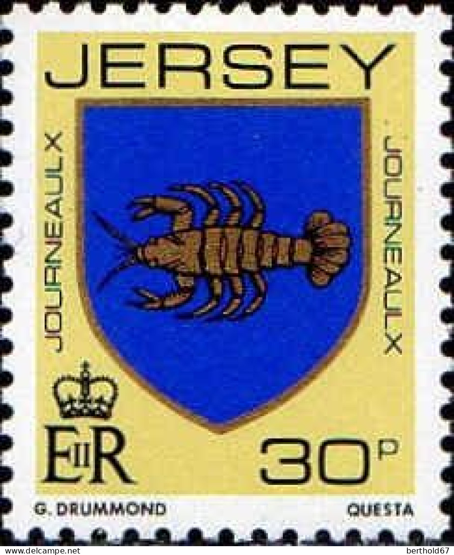 Jersey Poste N** Yv:267/270 Armoiries Des Familles De Jersey 3.Serie - Jersey