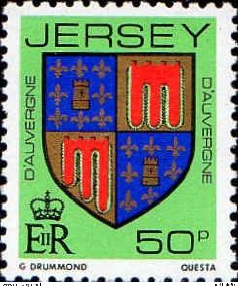 Jersey Poste N** Yv:267/270 Armoiries Des Familles De Jersey 3.Serie - Jersey