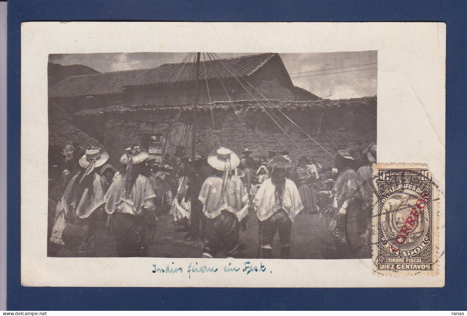 CPA Equateur Ecuador Circulée Carte Photo Quito - Ecuador