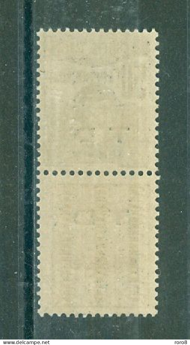 TUNISIE - TIMBRE-TAXE N° 57** MNH LUXE SCAN DU VERSO. Timbre Au Type De 1923-29 (surchargé TD). - Timbres-taxe