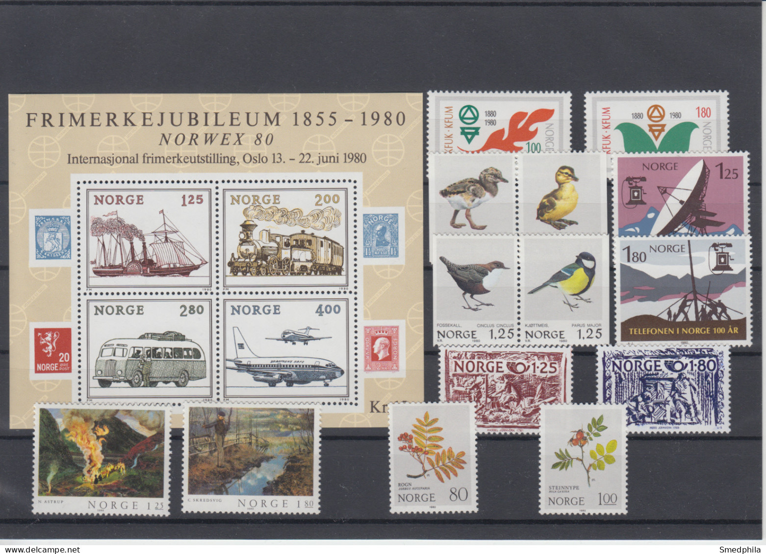 Norway 1980 - Full Year MNH ** - Années Complètes