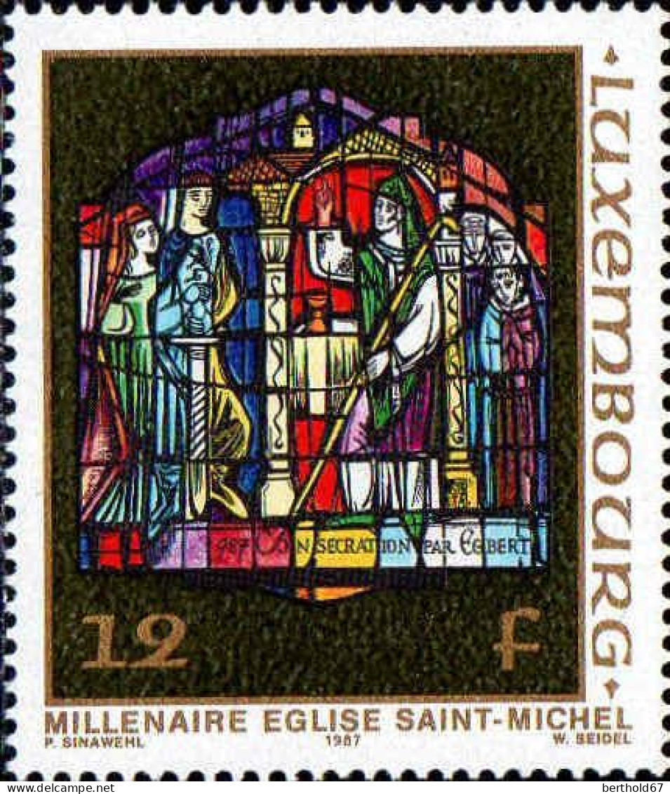 Luxembourg Poste N** Yv:1126 Mi:1176 Millénaire Eglise St-Michel - Ungebraucht