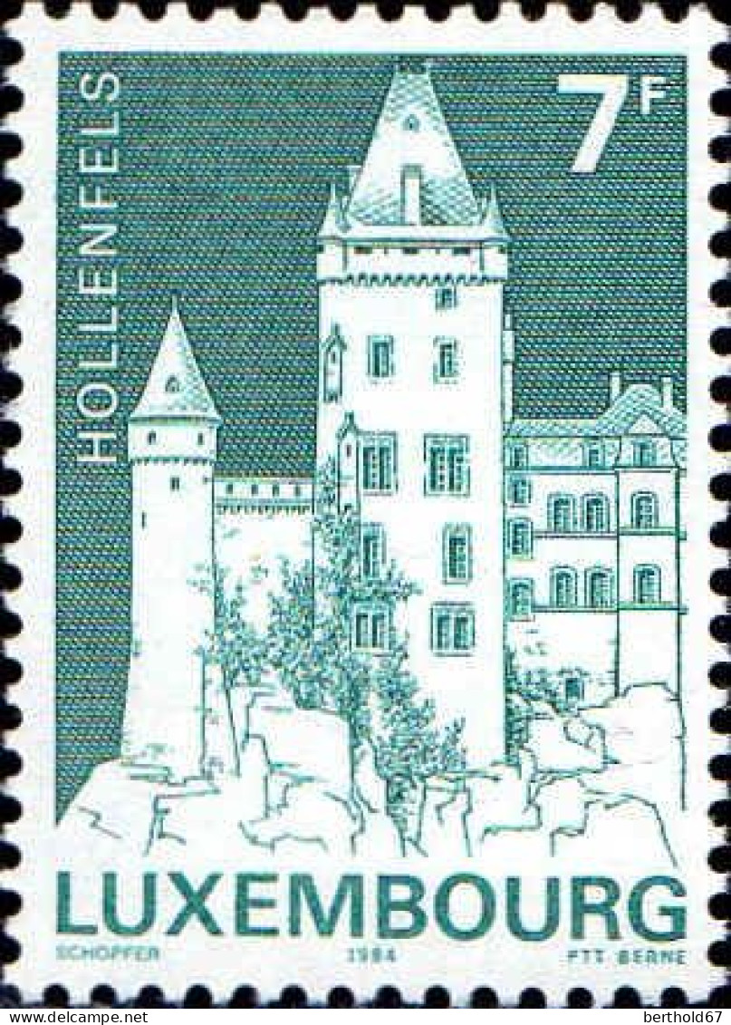 Luxembourg Poste N** Yv:1055 Mi:1105 Hollenfels - Unused Stamps