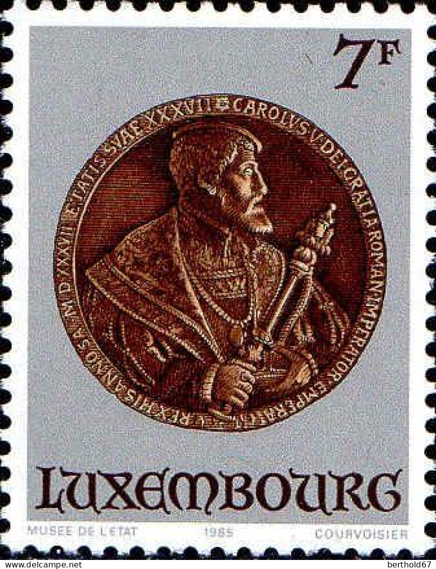 Luxembourg Poste N** Yv:1068 Mi:1118 Empereur Charles V - Nuovi