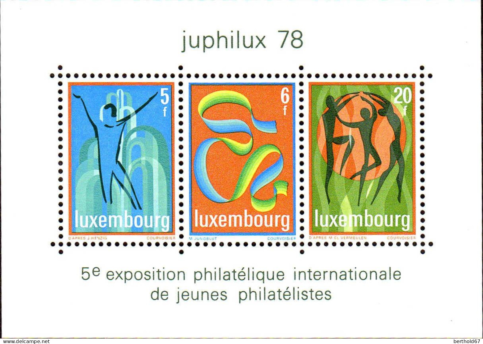 Luxembourg Bloc N** Yv:12 Mi:12 Juphilux 78 - Blocs & Hojas