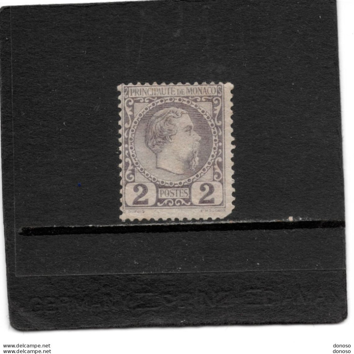 MONACO 1885 CHARLES III Yvert 2 NEUF*  MH Cote : 85 Euros - Neufs