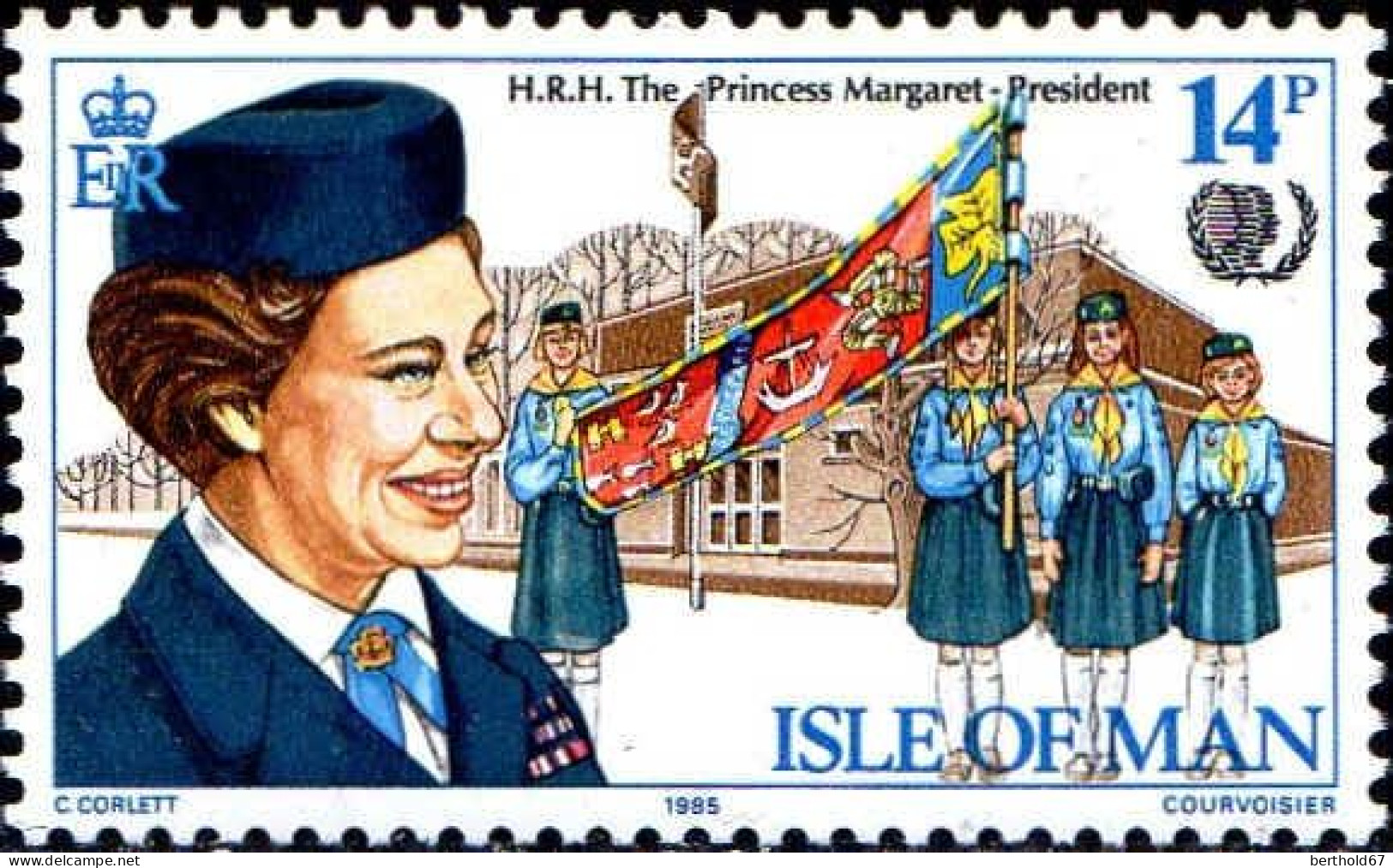 Man Poste N** Yv:269 Mi:273 H.R.H.The Princess Margaret President - Isla De Man