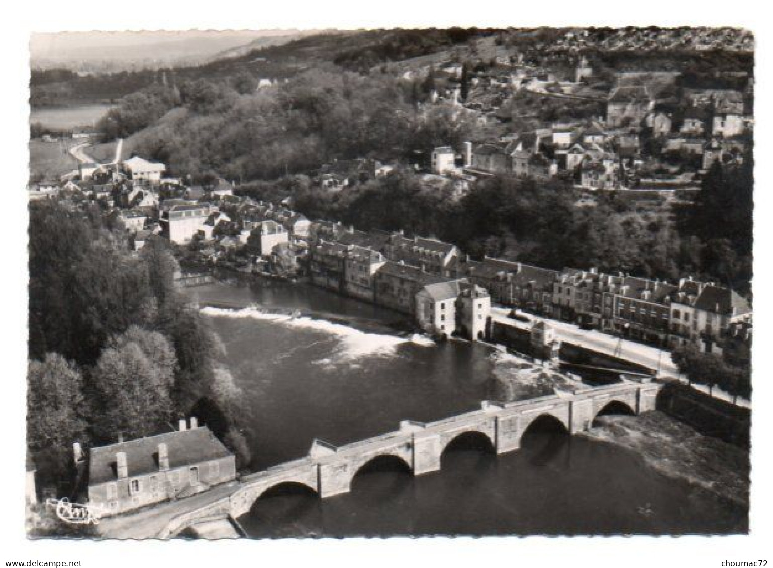 GF (24) 247, Terrasson, Combier 364 14 A, Le Pont Sur La Vézère, Vue Aérienne - Terrasson-la-Villedieu