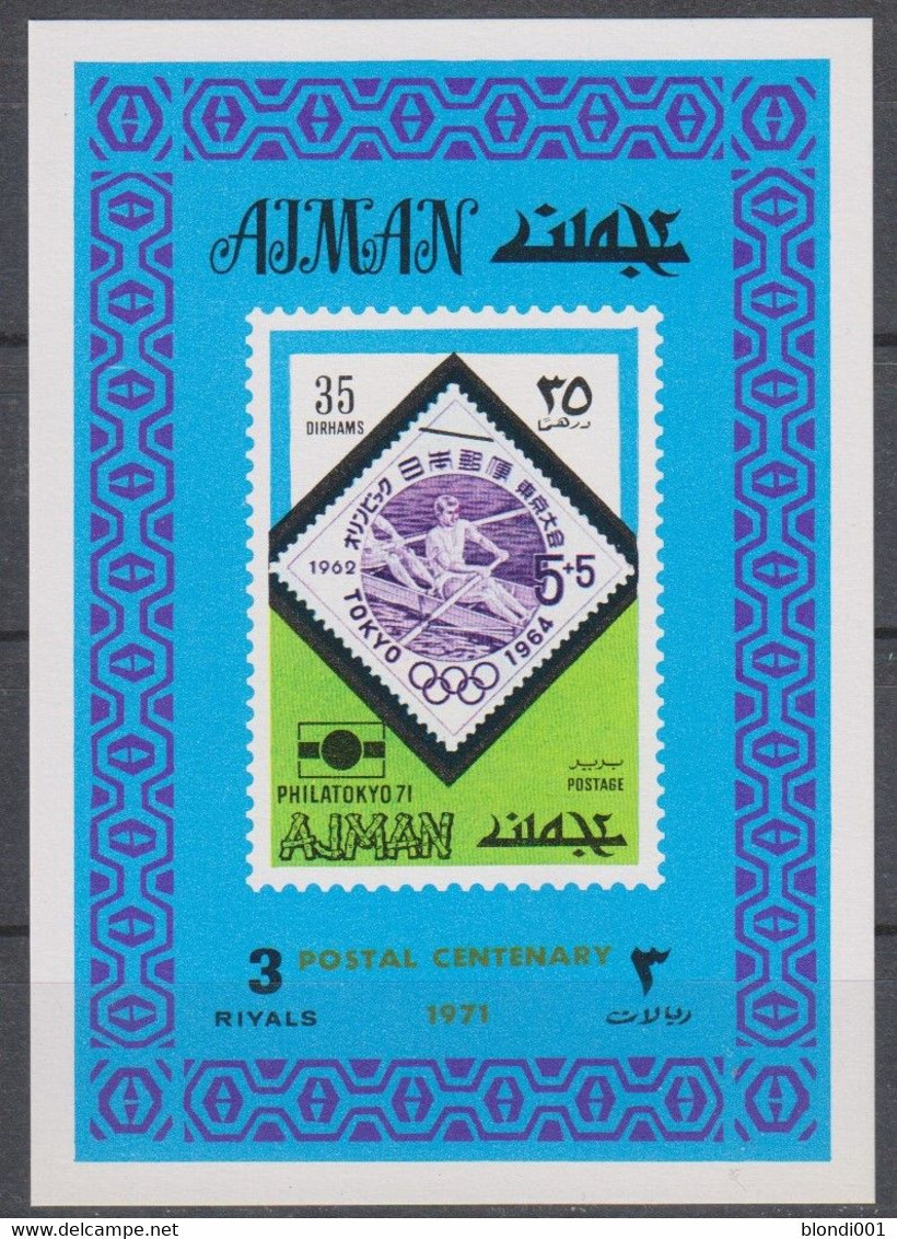 Olympics 1964 - Rowing - AJMAN - S/S Imp. MNH - Zomer 1964: Tokyo