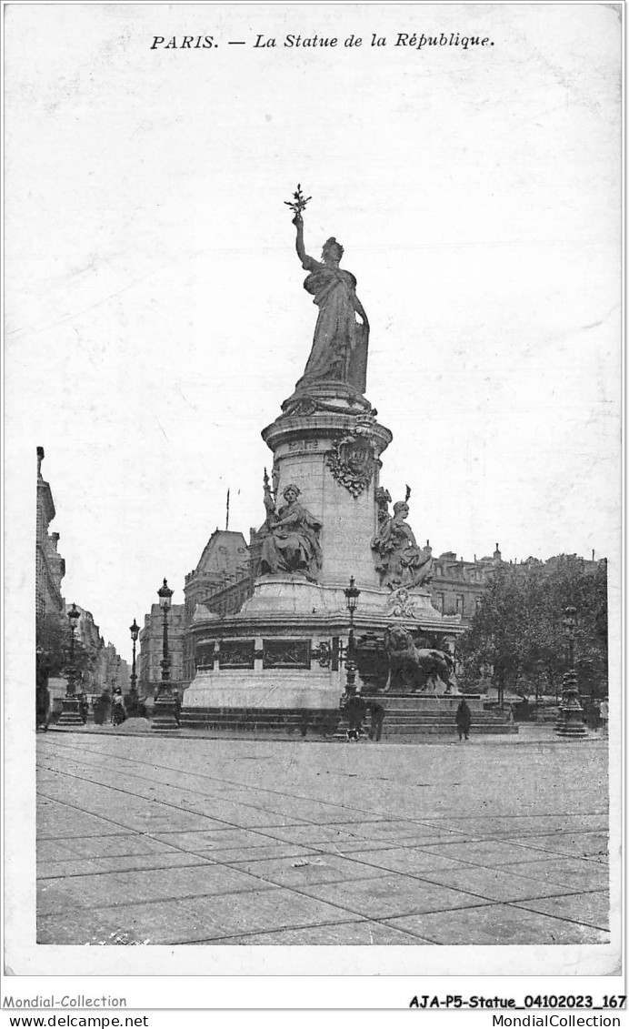 AJAP5-STATUE-0496 - PARIS - Statue De La République  - Monuments