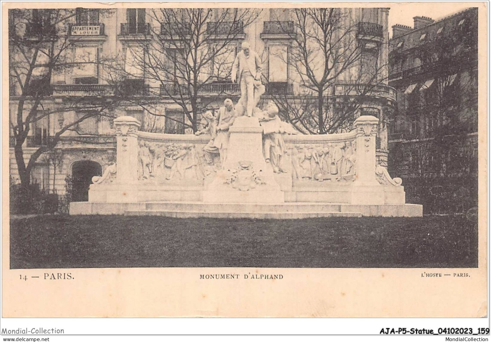 AJAP5-STATUE-0492 - PARIS - Monument D'alphand  - Monuments