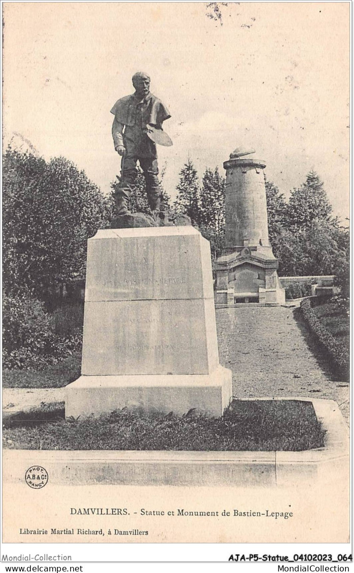 AJAP5-STATUE-0445 - DAMVILLERS - Statue Et Monument De Bastien-lepage  - Monuments
