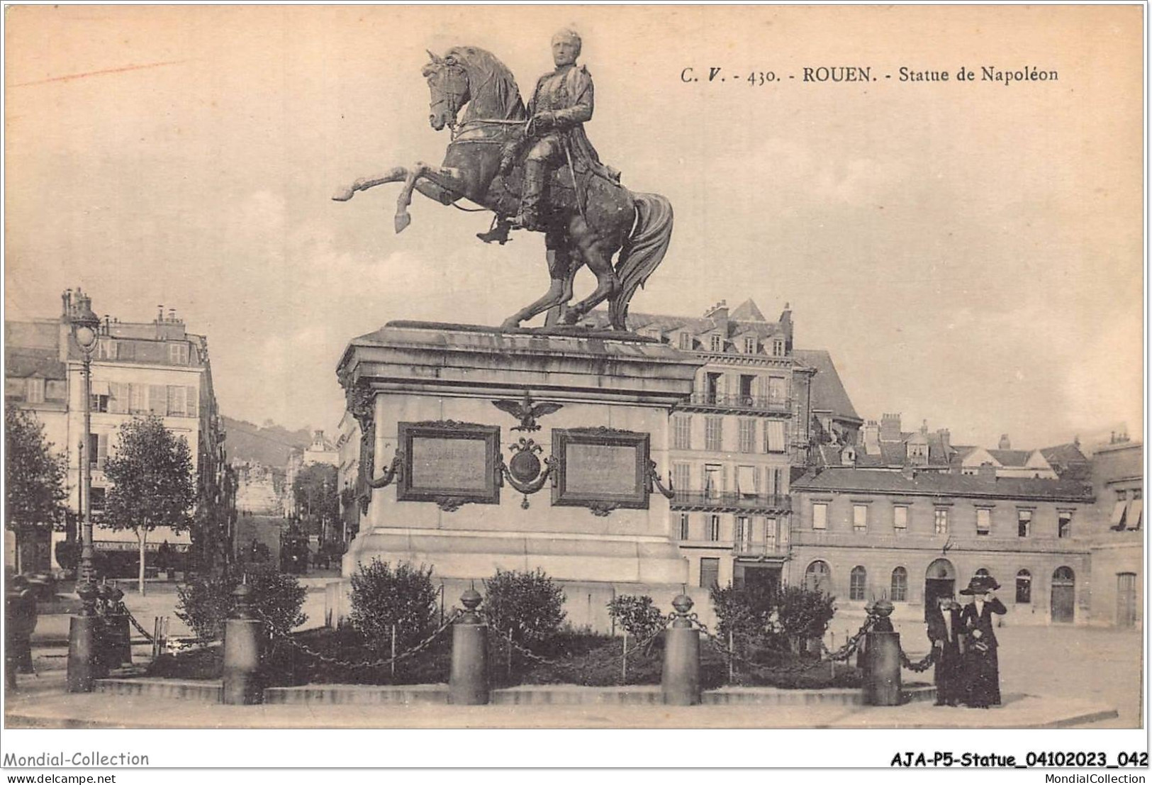 AJAP5-STATUE-0434 - ROUEN - Statue De Napoléon 1er - Monuments