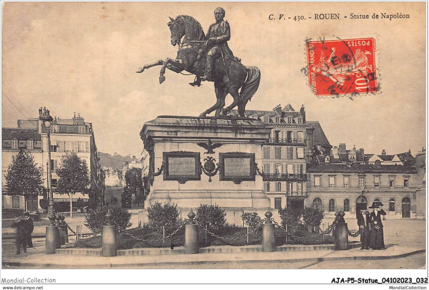 AJAP5-STATUE-0429 - ROUEN - Statue De Napoléon 1er - Monuments