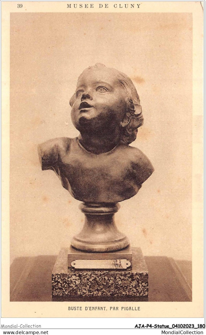 AJAP4-STATUE-0395 - Musée De Cluny - Buste D'enfant - Par Pigale  - Monuments