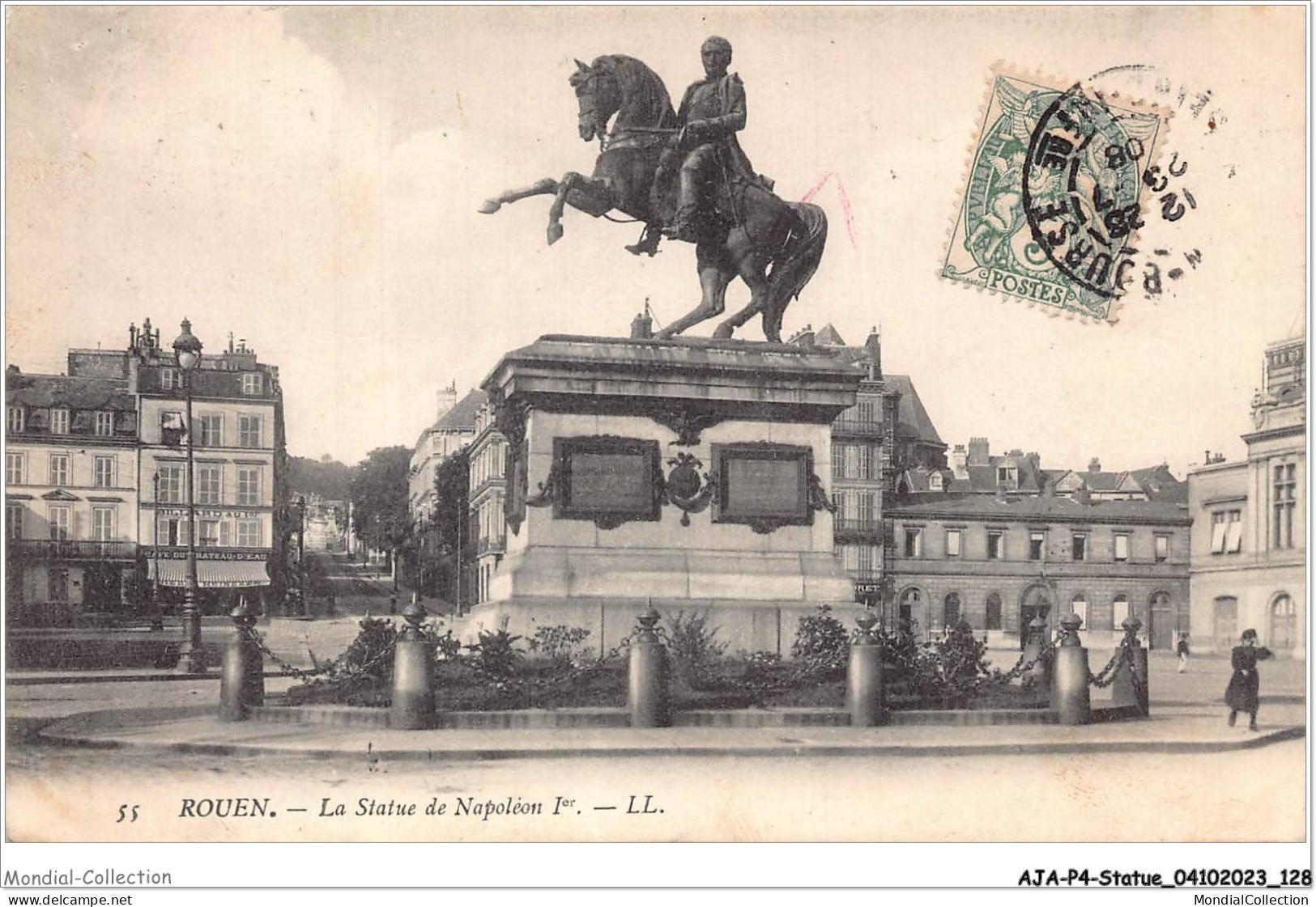 AJAP4-STATUE-0369 - ROUEN - Statue De Napoléon 1er - Monuments