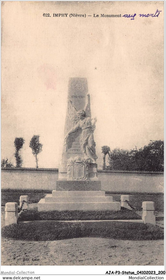 AJAP3-STATUE-0304 - IMPHY - Le Monument Aux Morts  - Monuments