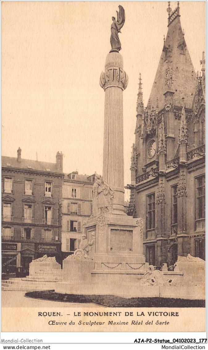 AJAP2-STATUE-0191 - ROUEN - Le Monument De La Victoire  - Denkmäler