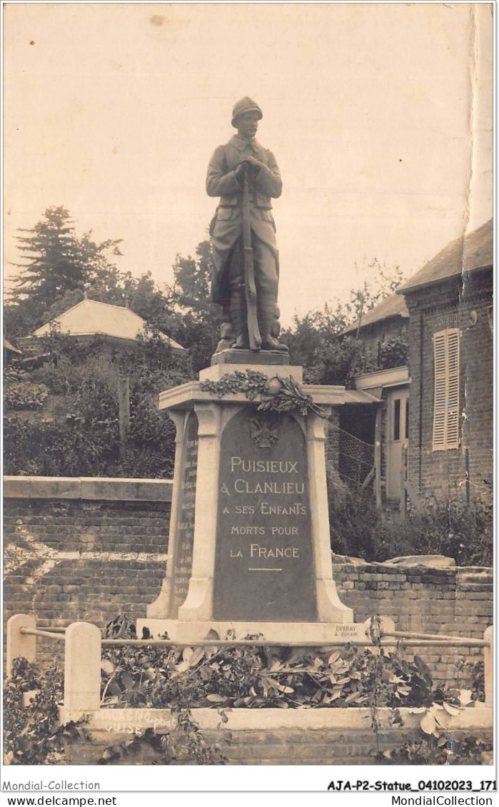 AJAP2-STATUE-0188 - PLUSIEUX-CLANLIEU - A Ses Enfant Morts Pour La France  - Denkmäler