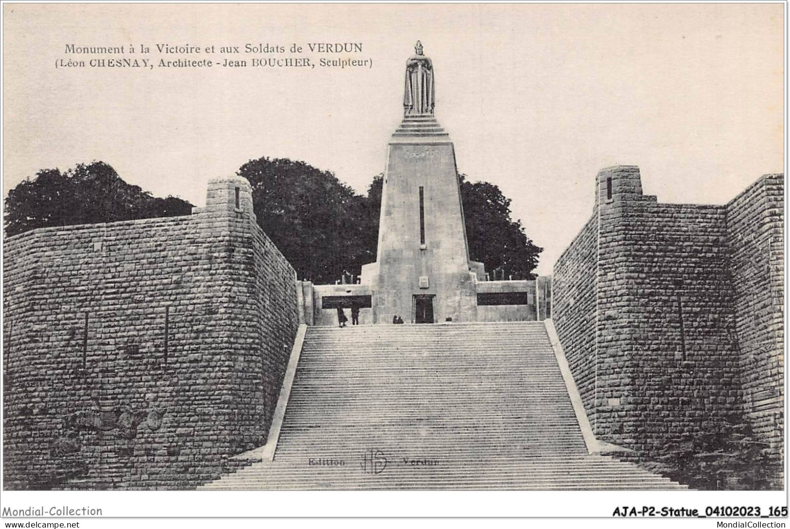 AJAP2-STATUE-0185 - Monument à La Victoire Et Aux Soldats De VERDUN  - Denkmäler