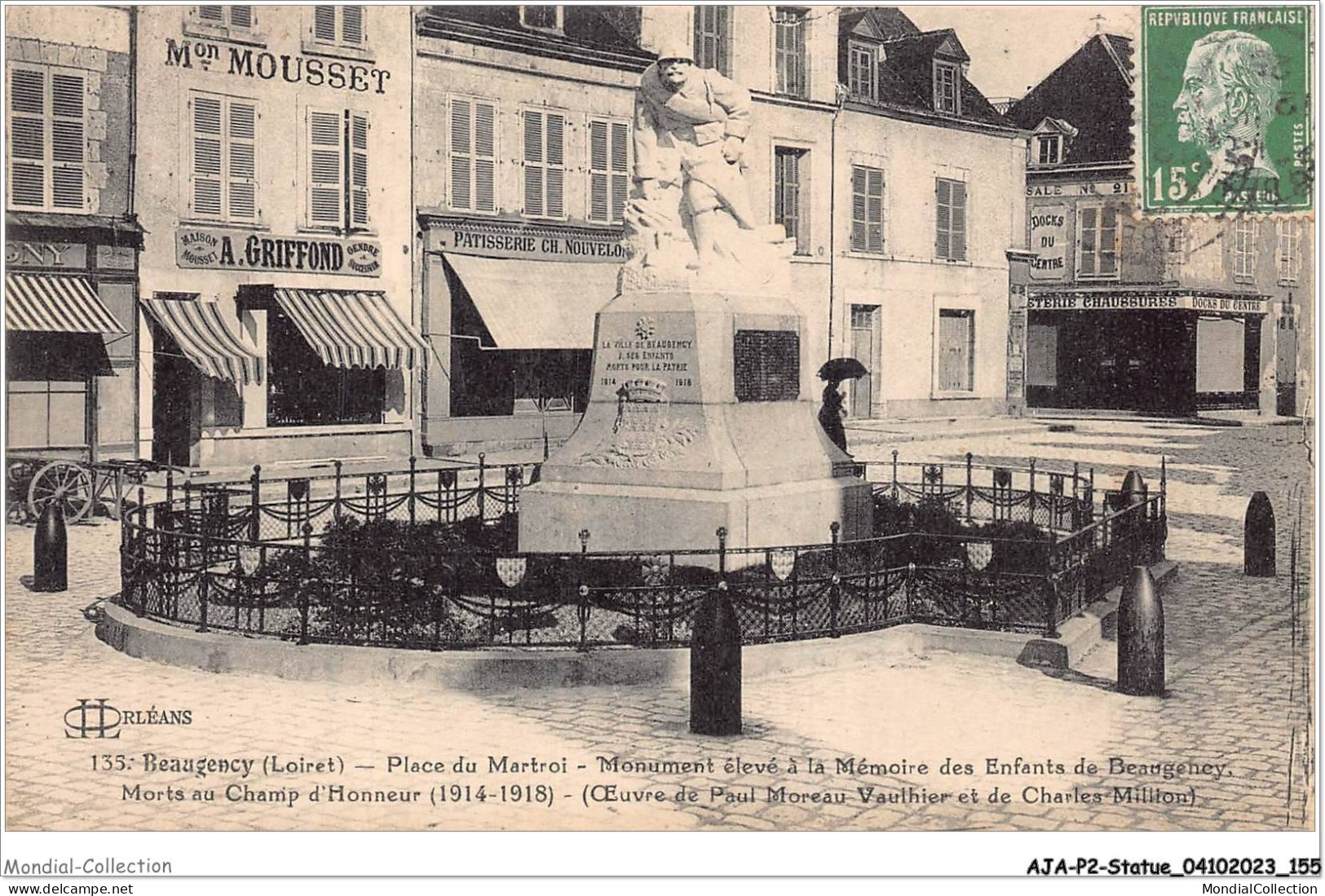 AJAP2-STATUE-0180 - BEAUGENCY - Place Du Martroi  - Denkmäler