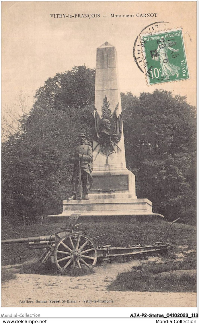 AJAP2-STATUE-0159 - VITRY-LE-FRANCOIS - Monument Carnot  - Denkmäler