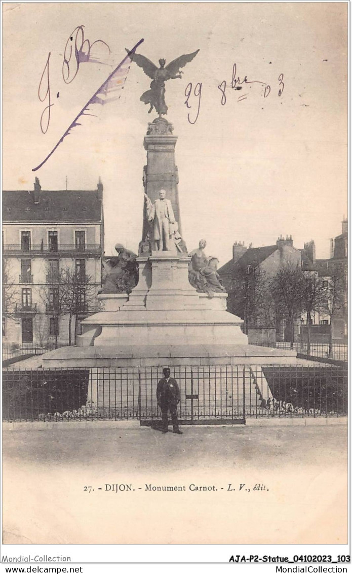 AJAP2-STATUE-0154 - DIJON - Monument Carnot  - Denkmäler