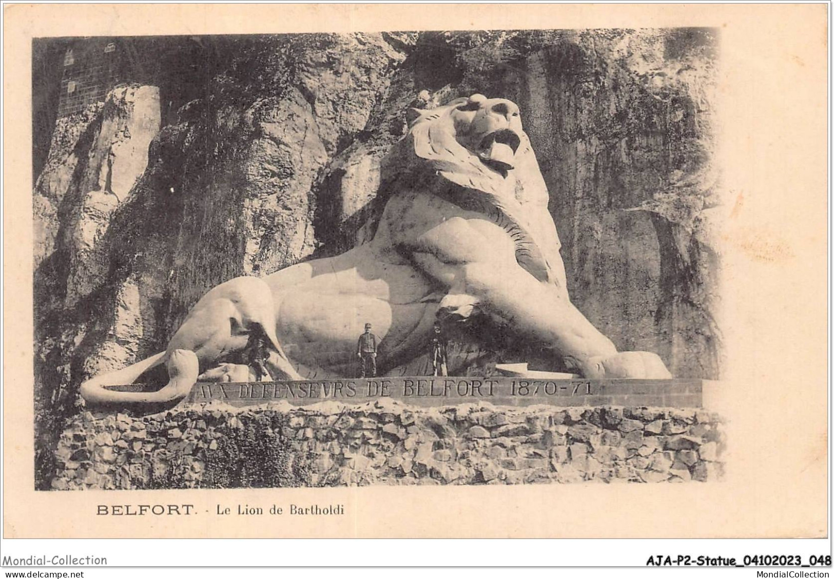 AJAP2-STATUE-0127 - BELFORT - Le Lion De Bartholdi  - Denkmäler