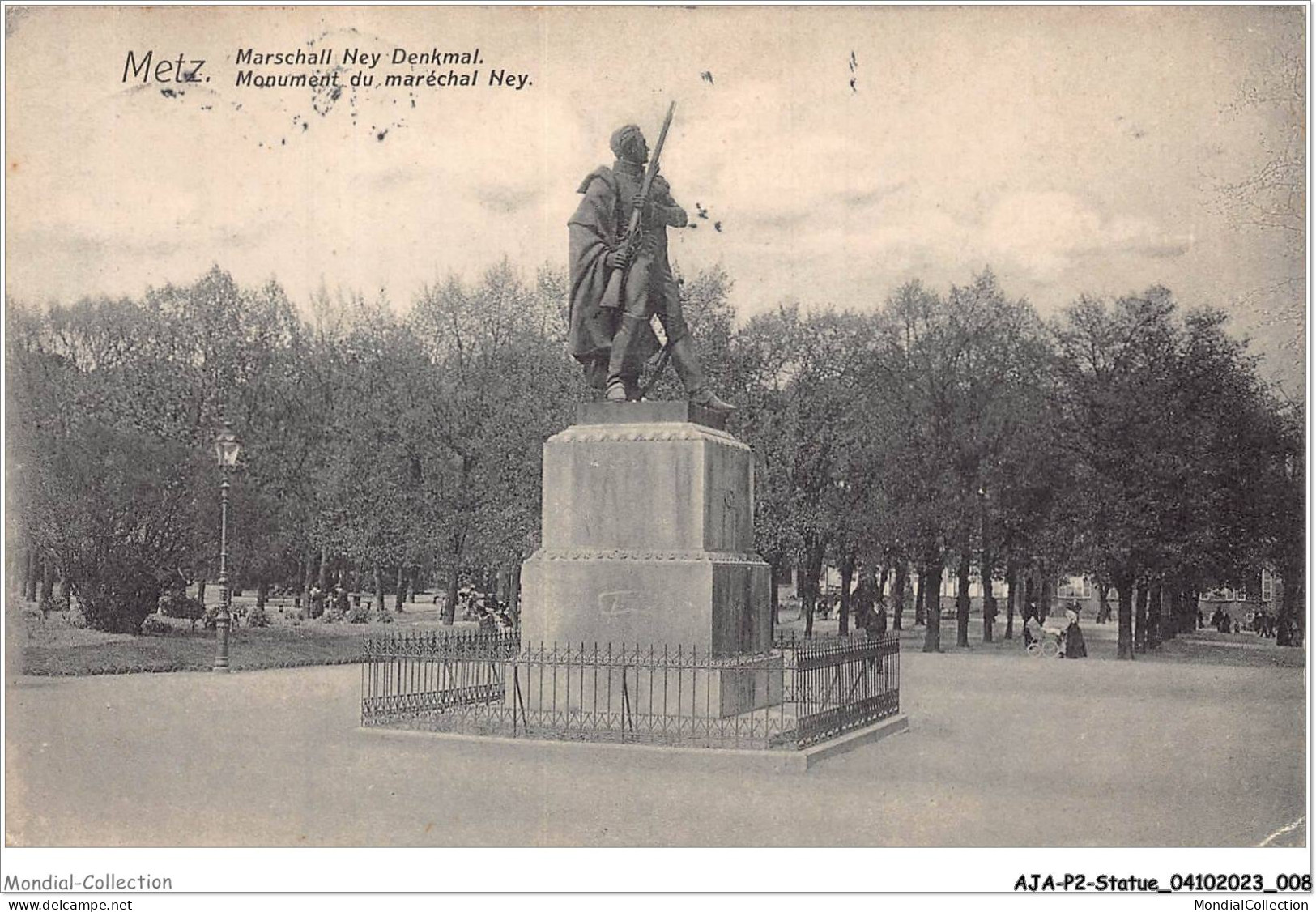 AJAP2-STATUE-0107 - METZ - Monument Du Maréchal Ney  - Denkmäler