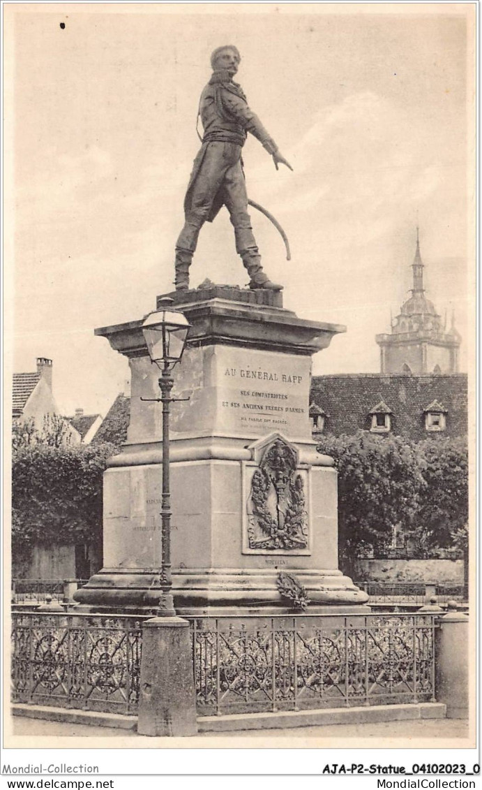 AJAP2-STATUE-0103 - COLMAR - Monument Du Général Rapp  - Denkmäler