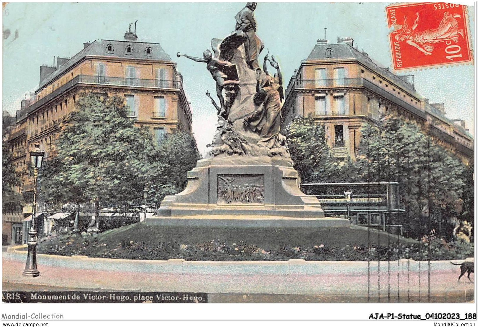 AJAP1-STATUE-0095 - PARIS - Monument De Victor Hugo - Place Victor-hugo  - Monuments