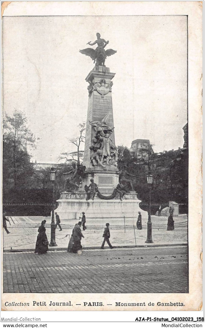 AJAP1-STATUE-0080 - PARIS - Monument De Gambetta  - Monuments