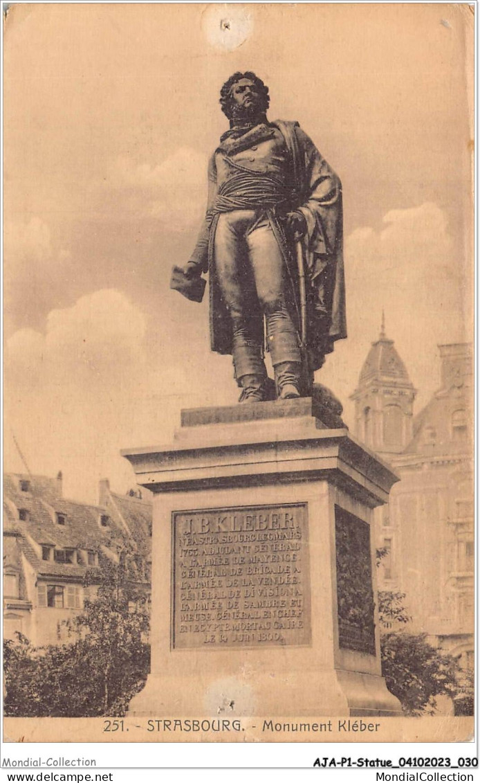 AJAP1-STATUE-0016 - STRASBOURG - Monument Kléber  - Denkmäler