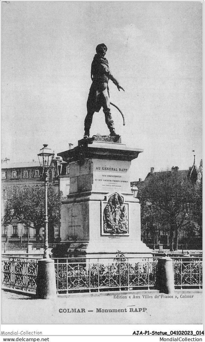 AJAP1-STATUE-0008 - COLMAR - Monument Rapp  - Denkmäler