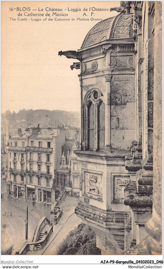 AJAP9-GARGOUILLE-0787 - BLOIS - Le Château - Loggia De L'oratoire De Catherine De Médicis  - Autres & Non Classés