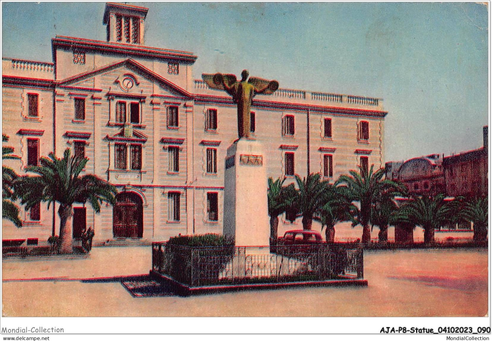 AJAP8-STATUE-0733 - ORAN - Le  Monument Aux élèves Du Lycéemorts Pour La France  - Monuments